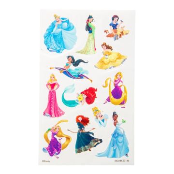 Falske og midlertidige tatoveringer disney prinsesser 12x