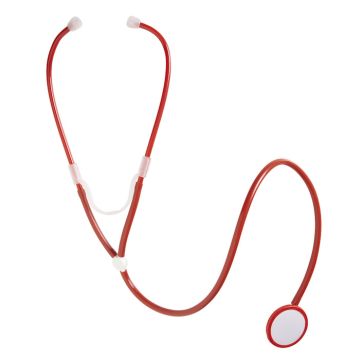Rød sygeplejerske stetoskop 