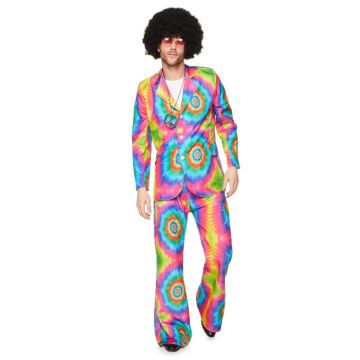 Psykedelisk hippie jakkesæt kostume