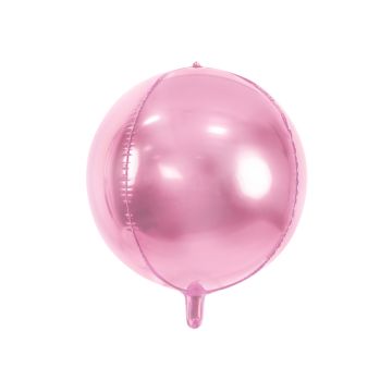 Metallisk pink folieballon - 40 centimeter