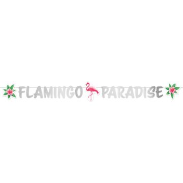 Flamingo Paradise Banner - 135 cm