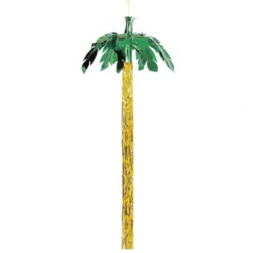 Ophængelig hawaii palmetræ i folie og glitter 