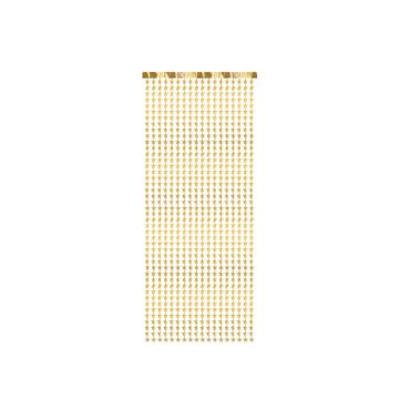 Guld stjerne gardin - 245x100 cm