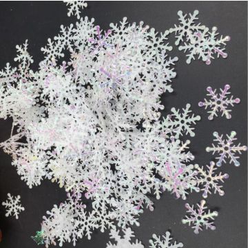 Snefnug konfetti krystal perlemor 300x 2 cm
