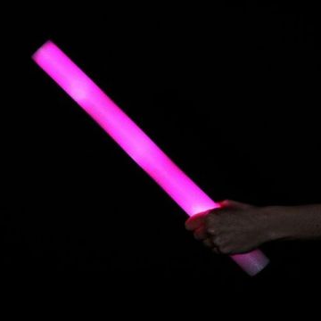Pink LED Skumstav - 47 cm