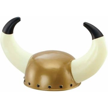 Vikingehjelm med horn