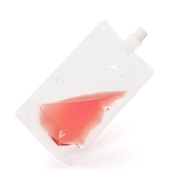 Plastik blodpose inkl. skruelåg 1x - 17,5x10 cm