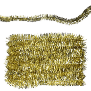 Lametta guirlande guld - 5 m Det Gamle Apotek