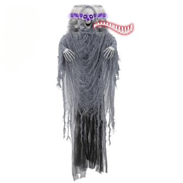 Spøgelse med sensor bevægelse, lyd, lys - 100 cm