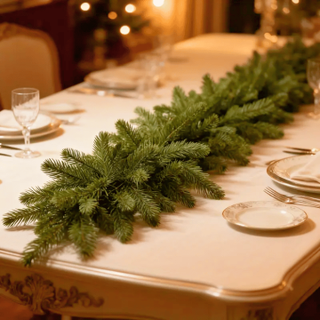 Kunstig gran guirlande - 2,7 meter