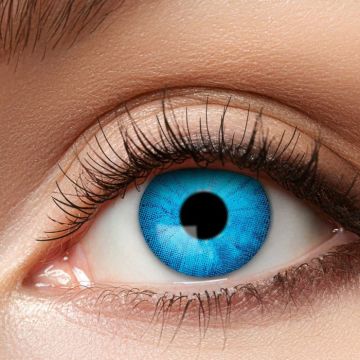Kontaktlinser blå elektrisk