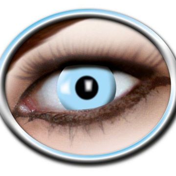 Kontaktlinser lyseblå - engangsbrug
