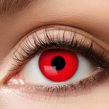 Kontaktlinser blod rød