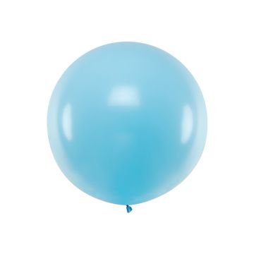 Kæmpe Pastel Lyseblå Ballon - 1 Meter