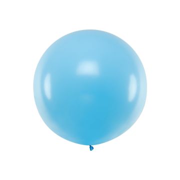 Kæmpe Pastel Himmel Blå Ballon - 1 Meter