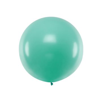 Kæmpe Pastel Skov Grøn Ballon- 1 Meter