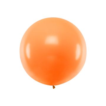Kæmpe orange ballon - 1 Meter 