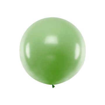 Kæmpe Pastel grøn Ballon - 1 meter