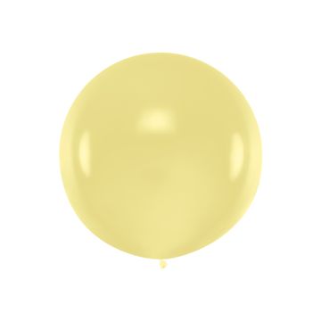 Kæmpe Pastel Creme Ballon - 1 Meter