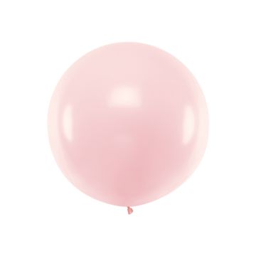 Kæmpe Pastel Pale Pink Ballon - 1 meter