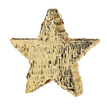 Guld Stjerne Pinata - 47 cm