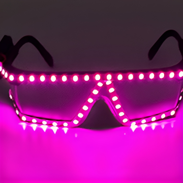LED briller pink neon 