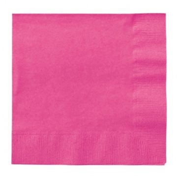 Pink servietter 20x - 33x33 cm