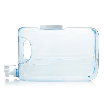 Transparent plastbeholder med låg 3L