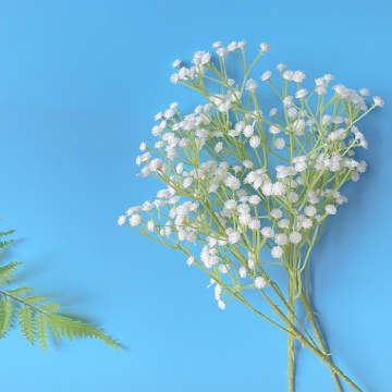 Kunstige blomst brudeslør hvid - 63 cm