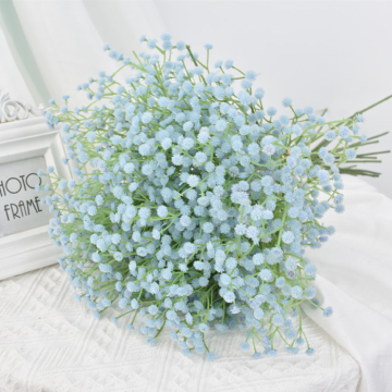Kunstig blomst brudeslør blå - 63 cm
