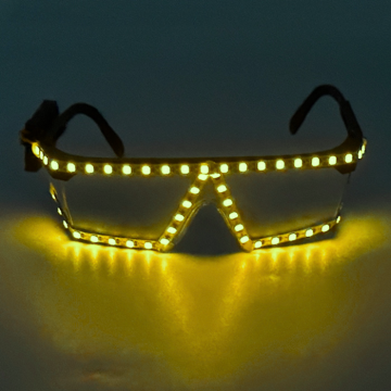 LED briller gul neon