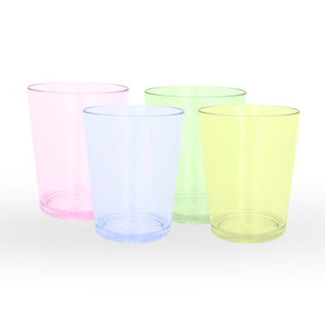 Plastik shotglas farvet genanvendelige 3 cl 20x