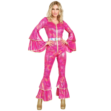 Pink disko kostume til kvinder