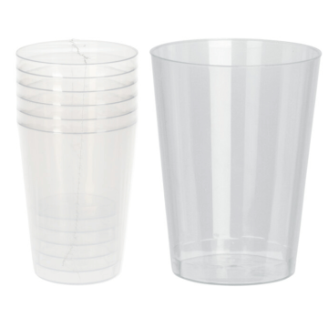 Drinksglas hård plast genanvendelig 6x - 280 ml