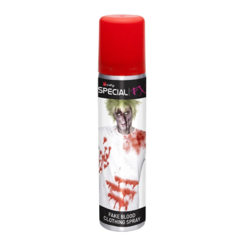 Falsk blod spray til tekstil - 75 ml