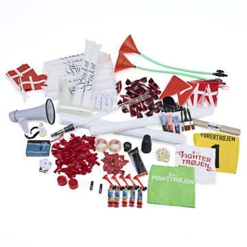 Rød studentervogn grundpakke deluxe