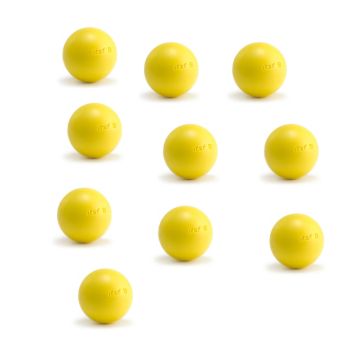 Bordfodbolde gul international 10x