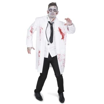 Zombie doktor kostume til mænd