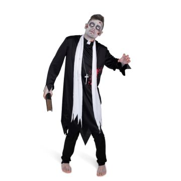 Zombie præst kostume