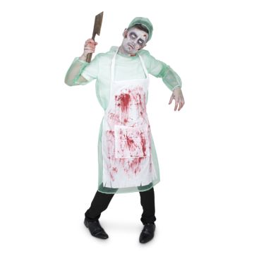 Zombie ligbehandler kostume til mænd