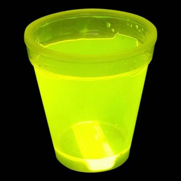 Selvlysende uv neon kop gul - 350 ml