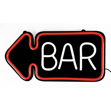 Bar skilt neon - 50x24x2,5 cm