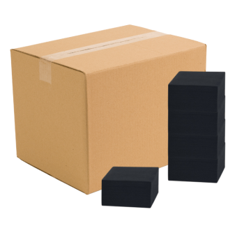 Sorte servietter 2-lags 3000x - 20x20 cm