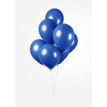 Mørkeblå Balloner 25x - 30 cm