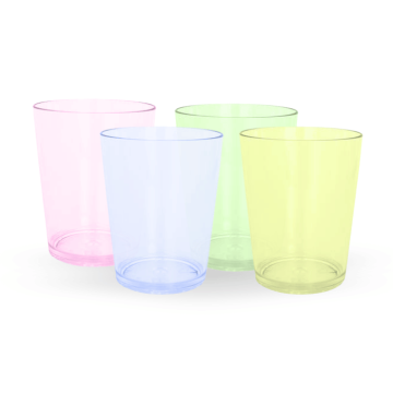 Plastik shotglas farvet genanvendelige 3 cl 20x