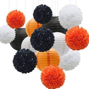 Halloween Papir Dekorationer 15X