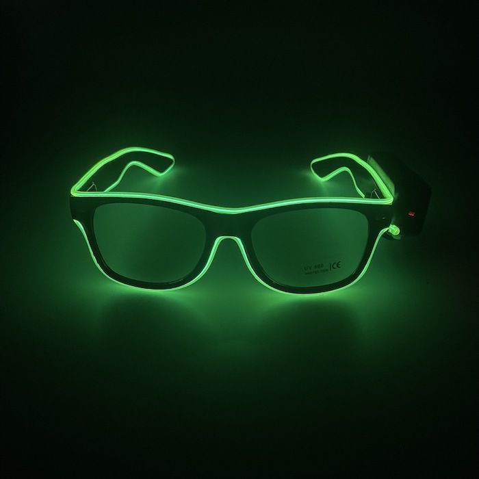 LED-Festbriller - Grøn