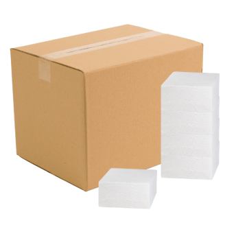 20x20 cm servietter 3000x hvide 2-lags
