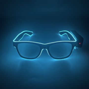 LED-Festbriller - Transparent 