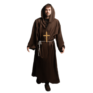 Munke kostume - 3 dele